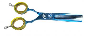 Preview: Blue Star Titanium Effilierschere