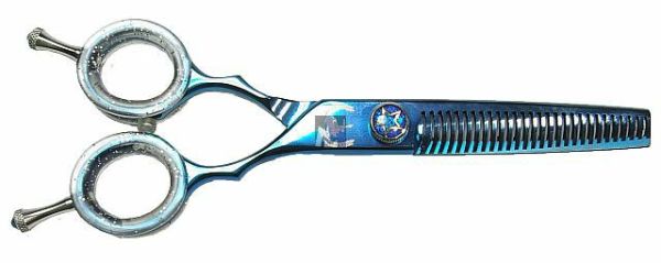 Blue Star Titanium Effilierschere